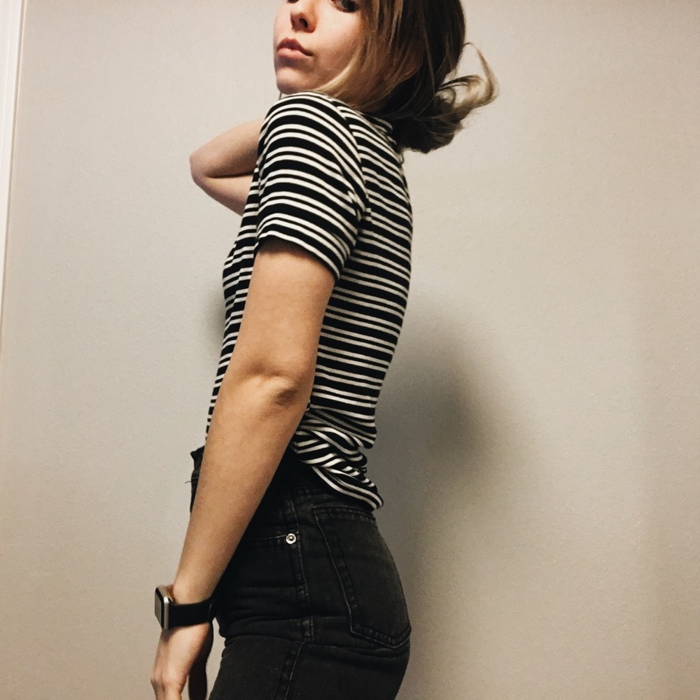 Nasty Gal Stripped Top - Picture 2 of 4